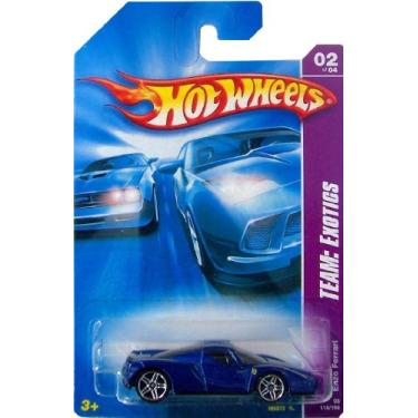 Imagem de Hot Wheels 2006-114 Team Exotics Enzo Ferrari BLUE 1:64 Scale