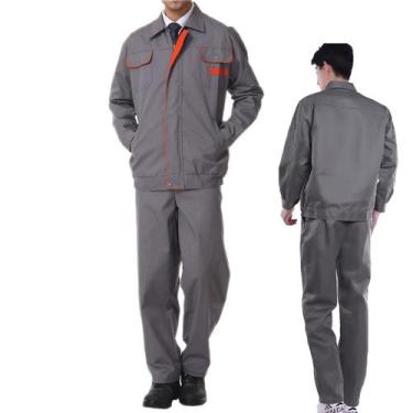 Imagem de Conjunto Uniforme EPI Profissional Segurança do Trabalho Listra Reflet