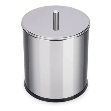Imagem de Lixeira Brinox C/ Tampa Decorline Aço Inox - 5,4 L 3030/202