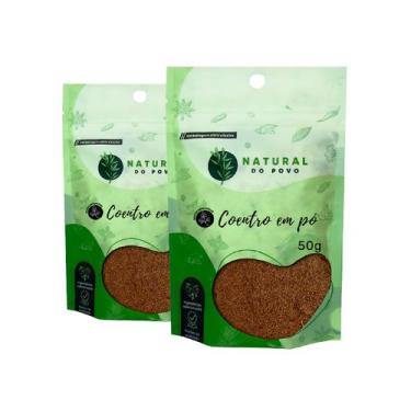 Imagem de  Coentro em Pó Tempero 100% Natural Superior Kit 2 50g Pouch  - Natura