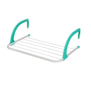 Imagem de Varal Portátil Aço Janela Porta Box Banheiro Secalux