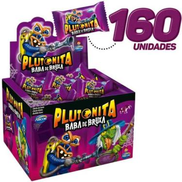 Imagem de Kit 4x Chiclete Plutonita Baba De Bruxa Delicioso Display C/40 Un.- Ar