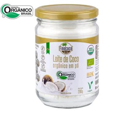 Imagem de Leite de Coco Orgânico Pó 200g Finococo - Leite Vegetal