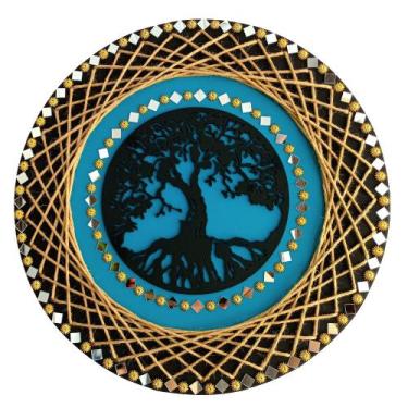 Imagem de Mandala Árvore da Vida/Família 40cm - Aqui Tem Magia