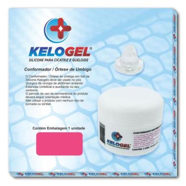 Imagem de Molde de umbigo em gel de silicone anatômico 1un kelogel