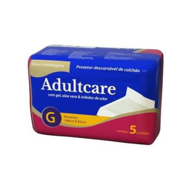 Imagem de Protetor de Colchão Tamanho G com 5 Unidades Adultcare