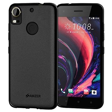Imagem de AMZER Capa protetora fina fina de gel macio TPU para HTC Desire 10 Pro - Preta