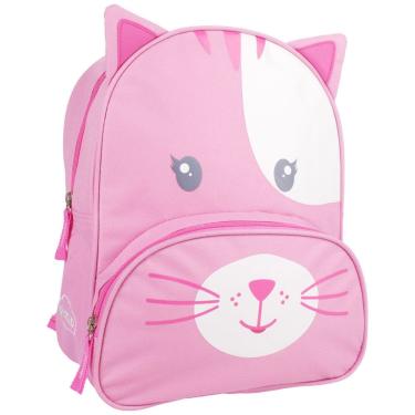 Imagem de Mochila Infantil Menina Rosa Gatinha - Pimpolho