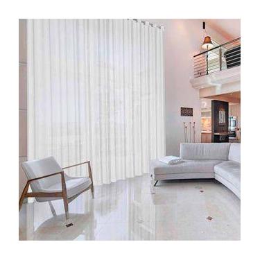 Imagem de Cortina Pé Direito Duplo Premium 6m X 4m - CASA CHIC Enxovais, Branco