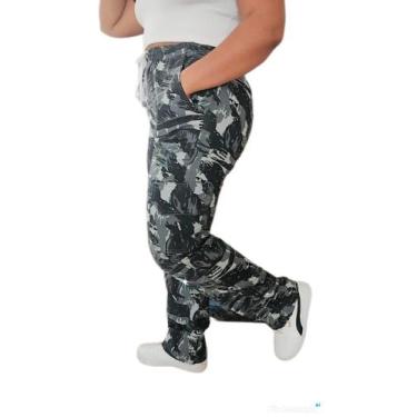 Imagem de Calça Cargo Militar Tatica Camuflada exercito Casual Skate Sarja Resis