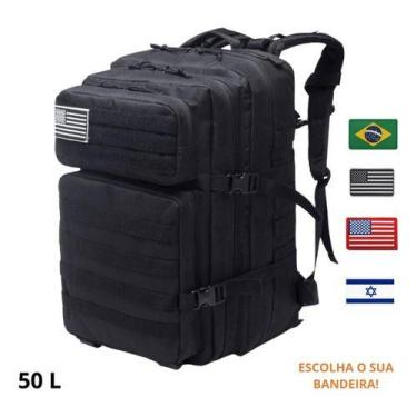Imagem de Mochila Grande Multiuso Militar Tática Acampamento 50l - Tem Tudo OnLi