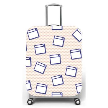 Imagem de Capa para mala de viagem P Onboard, medidas max C35x A55 x P23cm Geek 