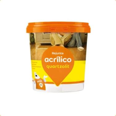 Imagem de Rejunte Acrílico Quartzolit Pronto Para Uso 1kg Impermeável Cores, Cor
