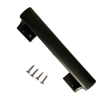 Imagem de Puxador Preto Nylon P/ Porta de Correr Alumínio Madeira 1 Un - RODINAT