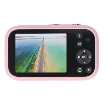 Imagem de Câmera Infantil, Vídeos FHD 1080P, Câmera Digital, Imagens de 48 MP, Tela de 2,8 Polegadas, 8 Papéis de Parede para Viagens (Rosa)