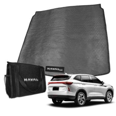Imagem de Tapete Porta Malas para Haval H6 2023 2024 2025 Borracha com Bolsa Org