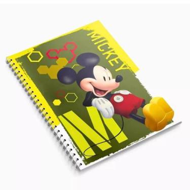 Imagem de Diario Infantil Caderno com Cadeado Disney Princesas Mickey Stitch Min