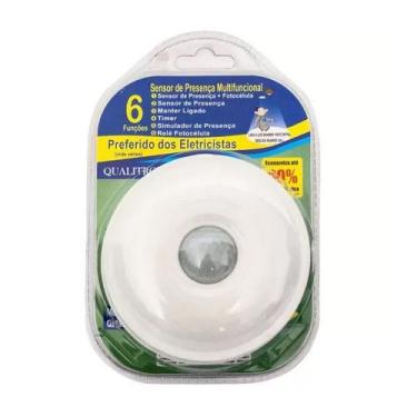 Imagem de Sensor de Presença Sobrepor/embutir Teto 360g Qa19m - QUALITRONIX