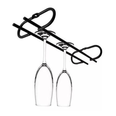 Imagem de Suporte Organizador De Armário Porta Taças De Vinho 420mm - PTR420 - M