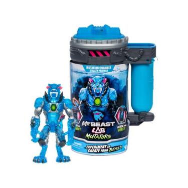 Imagem de Boneco MrBeast Lab Mutators Pantera Furtiva 13cm  - Candide