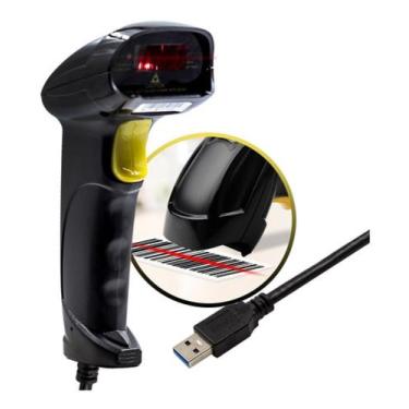 Imagem de Leitor Código De Barras Laser Cabo Usb 1,8m Alta Precisão - Lugao