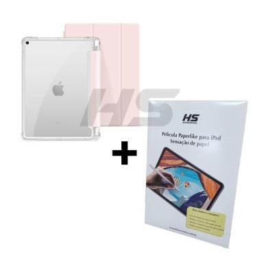 Imagem de Kit Capa de iPad 9 8 7 Geração 10.2" + Película Fosca Paperlike Sensaç