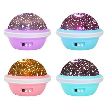 Imagem de Luminaria Abajur Projetor Star Master Estrelas Lua Ceu Estrelado Globo Noite Romantica Infantil Quarto Bebe Crianca Adul