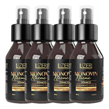 Imagem de 4 Tônico Monovin Crescimento Capilar Tratamento Antiqueda - Lizieri Co