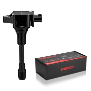 Imagem de CASEONJAN Pacote de bobina de ignição UF549 22448-1HM0A, compatível com Nissan Altima Versa Sentra Cube Rogue Frontier 2013-2015 Infiniti M56 FX50 QX60 QX70 2.5L 2.0L 1.8L Substitui GN10241 UF549