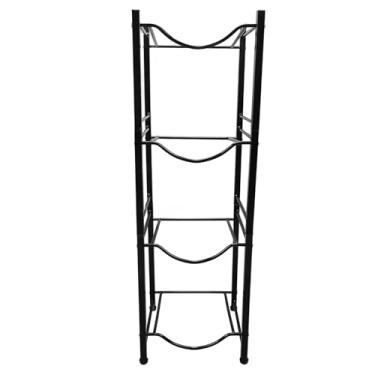 Imagem de Suporte para Jarro de Refrigerador de água de 4 Camadas, Prateleira para Garrafa de água Resistente Com Pés Ajustáveis ​​para Escritório de Cozinha Em Casa, Organizador de