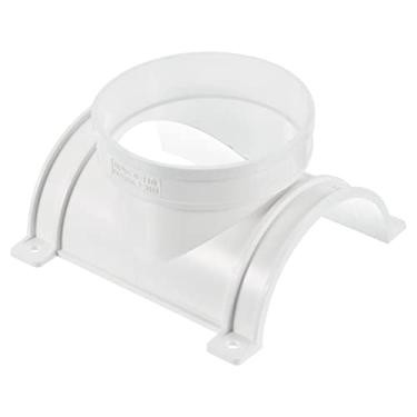 Imagem de PATIKIL 110 x 110 mm ID tubo PVC 3-Way Saddle Tee Kit, 1 pacote encaixe tubo conector adaptador junção para irrigação de jardim