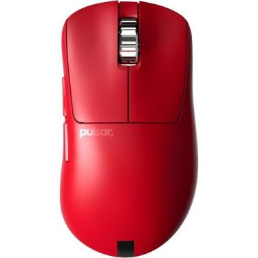 Imagem de Mouse Gamer Sem Fio Pulsar Xlite V3 Es 4K Medium - Vermelho, vermelho