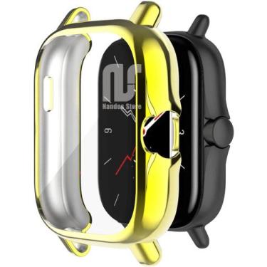 Imagem de Case Bumper Nsmart para proteção do smartwatch GTS 2 /  GTS 2e , Gold