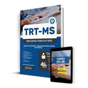 Imagem de Apostila TRT-MS 2024 - Analista Judiciário - Área Apoio Especializado 