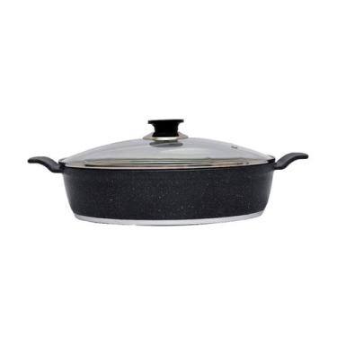 Imagem de Frigideira Granito Preto Gourmet Antiaderente Javali AA 30cm