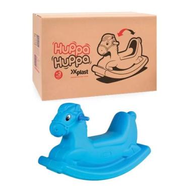 Imagem de Gangorra Cavalinho Balanço Infantil Criança - Homeplay, Azul