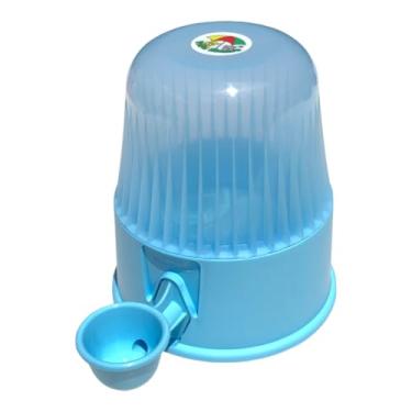 Imagem de Bebedouro Vida Mansa Polipropileno 2L Pet Cão Gato Cor Azul Bebe Transparente