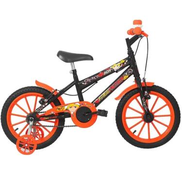 Imagem de Bicicleta Infantil Free Action Aro 16 V-brake Kiss Com Cesta e Rodinhas
