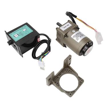Imagem de Motor de Engrenagem Reversível de 220V 15W Com Suporte Controlador, Velocidade Ajustável, para Máquinas de Automação, Linha de Montagem, etc. (Taxa de redução de velocidade 10k)