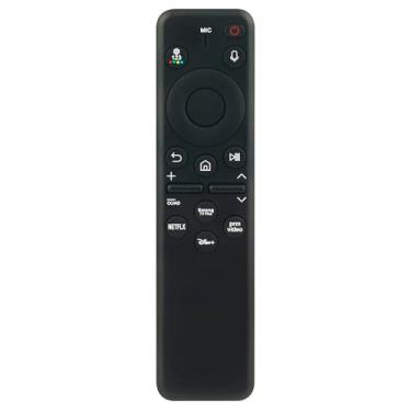 Imagem de Controle remoto de voz de substituição compatível com Samsung Q80D Q80C QN85C QLED 4K Smart Tizen TV QN50Q80DAFXZA QN85QN85CAFXZA QN55Q80DAFXZA QN65Q80DAFXZA QN75Q80DAFXZA QN55QN85CAFXZA ZA QN6