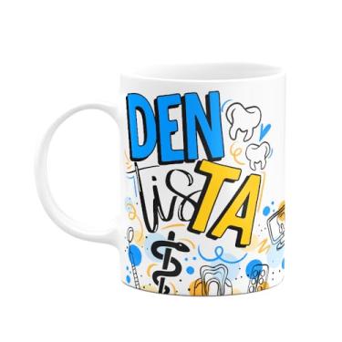 Imagem de JPS INFO, Caneca profiss�es - Dentista - 325ml - Branca