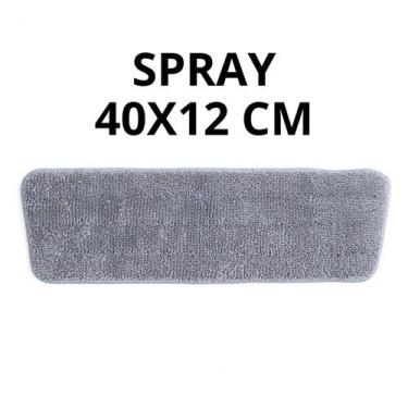 Imagem de Kit Refil para Mop Flat, Giratório E Spray  Alta Absorção em Microfibr