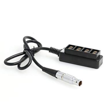 Imagem de DRRI Cabo adaptador de hub reto 0B 2 pinos macho para fêmea de 4 portas para câmera ARRI Alexa/Red Sony