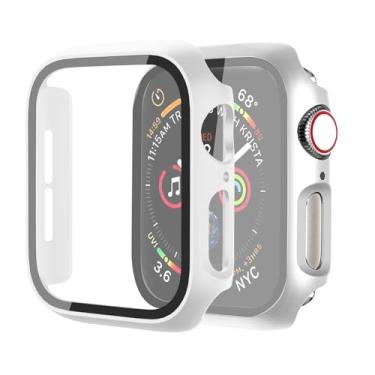 Imagem de Capa rígida para Apple Watch Series 10 de 46 mm [proteção total], protetor de tela integrado [sensível ao toque] Capa protetora fina para iWatch S10 acessórios de 46 mm, prata