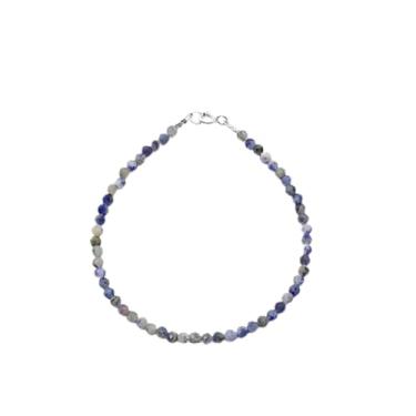 Imagem de Mandala Esotérica, Pulseira em Pedra Sodalita Facetada