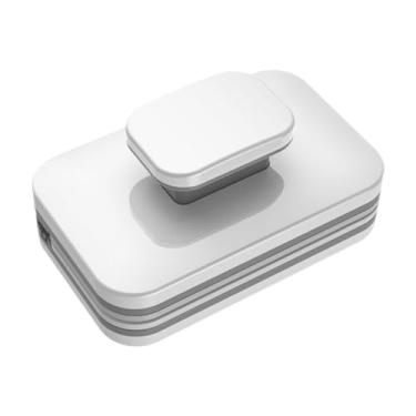 Imagem de FytStycale Limpador de Janelas, Escova Limpa, Limpador de Vidro Dupla Face para Edifícios Altos de Banheiro, Branco Cinza, Tamanho real