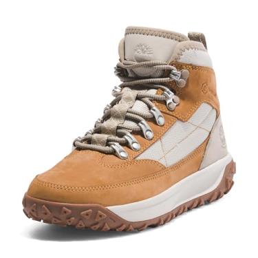 Imagem de Timberland Bota feminina GreenStride Motion 6 Super Mid para caminhada, Nobuck de trigo, 35