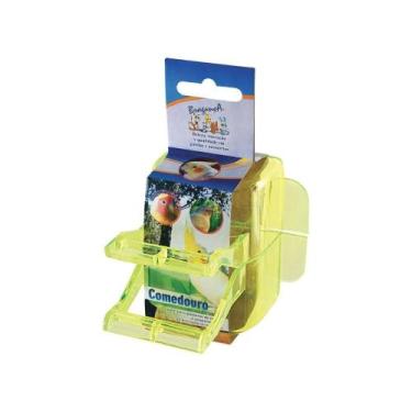 Imagem de Comedouro Para Pássaros Aba Gaiolas Bragança Calopsita  04Pc