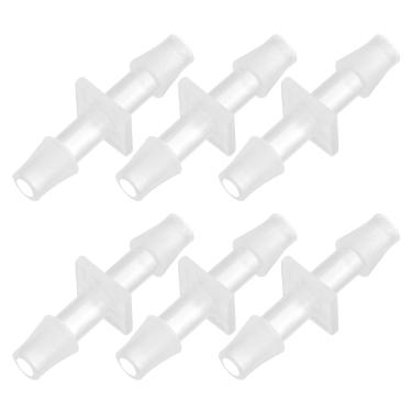 Imagem de PATIKIL 6 peças de acessórios de mangueira de plástico de 1/15.2 cm - 1/10.2 cm, acessórios para tubos redutores, adaptador de tubulação, kit de junta de emenda de união para sistema de ar gás água