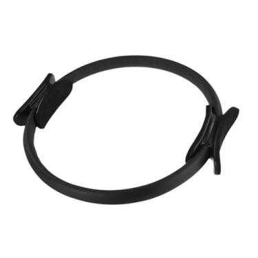 Imagem de Dynwave Anel de fitness Pilates, círculo de exercícios, profissional, ergonômico, treinamento de força, equipamento de treinamento central para treino de, Preto